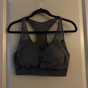 Women's Sports Bra, Size L, Pro-Fit, Gray